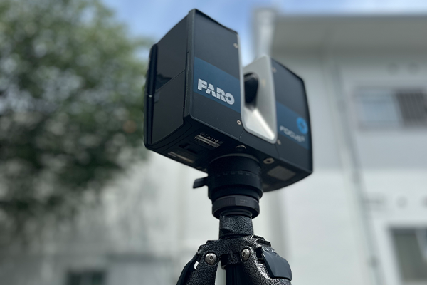 画像:3Dレーザースキャナー計測